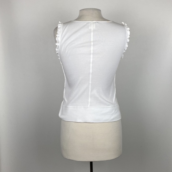 Sonia Rykiel Paris, Women’s White Tank Top, Size Medium - Picture 4 of 7